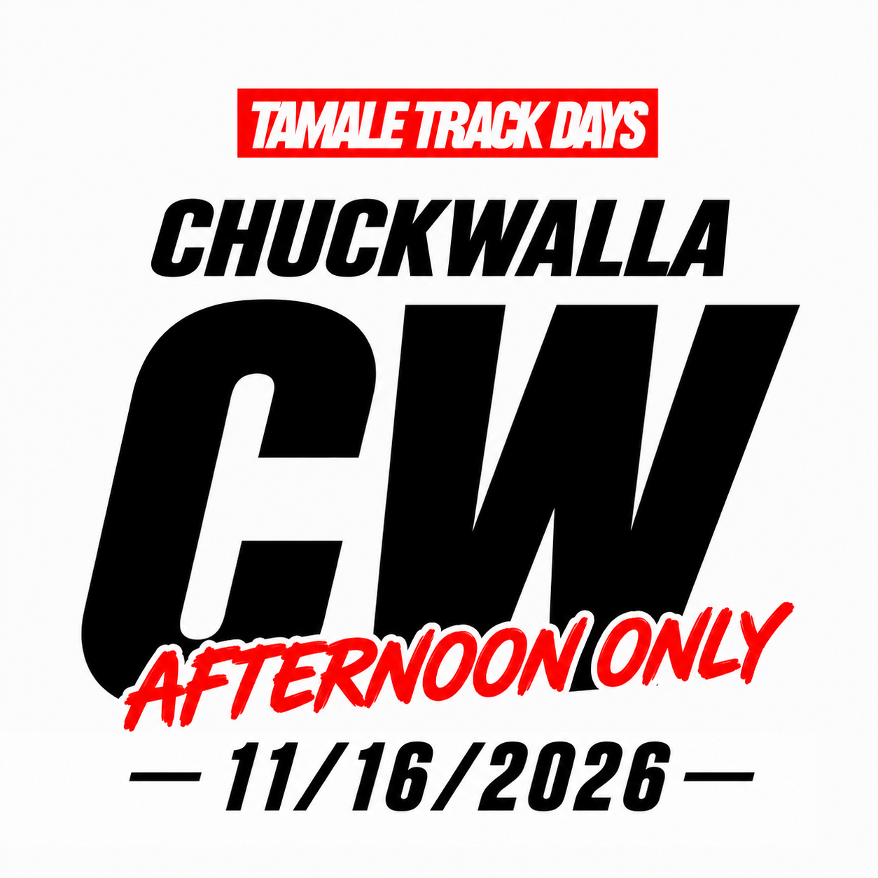 Chuckwalla Valley Raceway (CW) - 11/16/2026 *AFTERNOON ONLY*